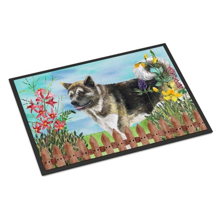 Carolines Treasures American Akita Spring Indoor or Outdoor Mat - 18 x 27 in. CK1231MAT